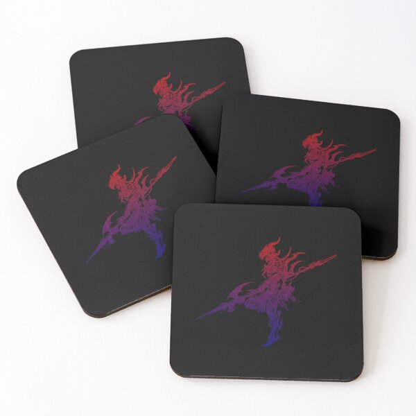 Item preview, Final Fantasy Main Logo Kain The Dragoon Silhouette designed and sold by Khaledhattabi.