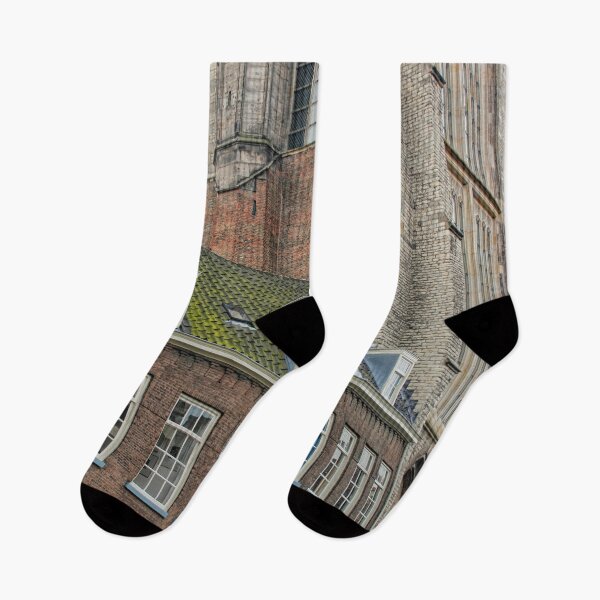Item preview, Medieval homes near a church designed and sold by Photopat.