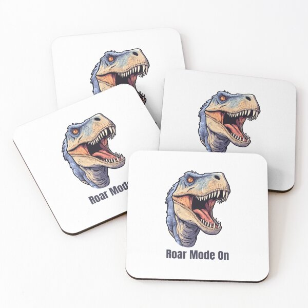 Item preview, Roar Mode On - Cool Dinosaur Head Design designed and sold by Kreativa1.