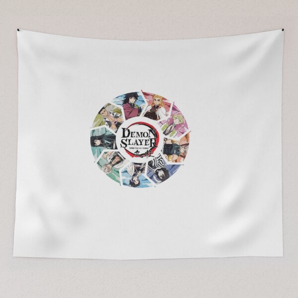Item preview, The Nine Hashira Pillars Circle Badge designed and sold by The-Lone-Rodent.