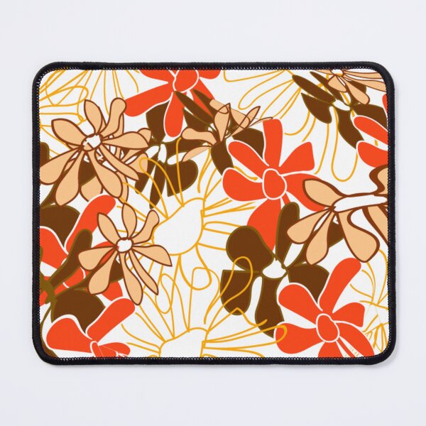 Item preview, brown Floral flower Pattern designed and sold by Nature  Nblossom.