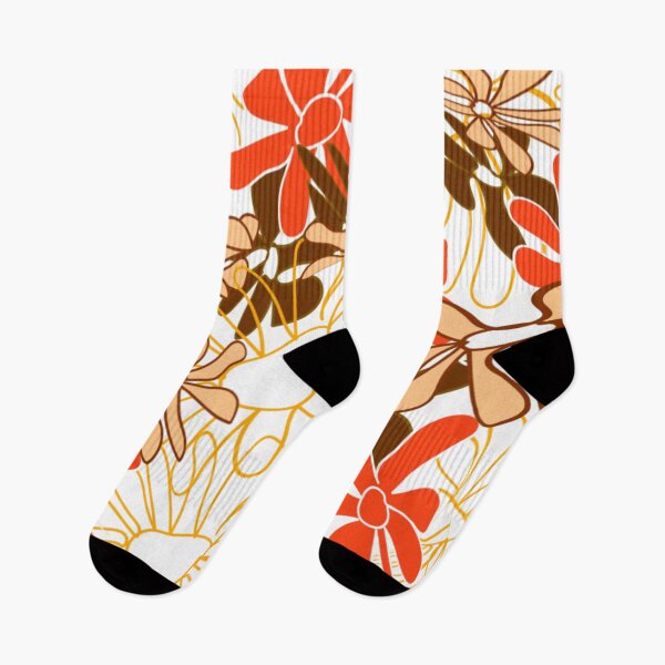 Item preview, brown Floral flower Pattern designed and sold by Nature  Nblossom.