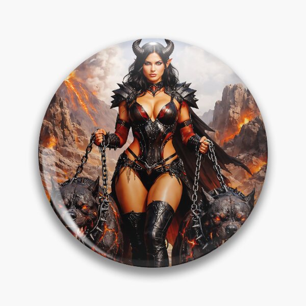 Item preview, Hellbound Demon Queen with Lava Hounds designed and sold by thor81pl.