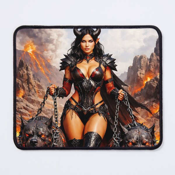 Item preview, Hellbound Demon Queen with Lava Hounds designed and sold by thor81pl.