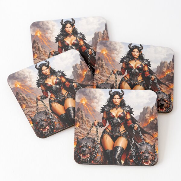 Item preview, Hellbound Demon Queen with Lava Hounds designed and sold by thor81pl.