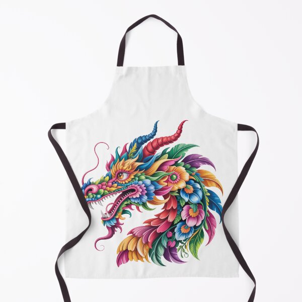 Item preview, Vibrant Multicolored Dragon Head designed and sold by jkrphoto.