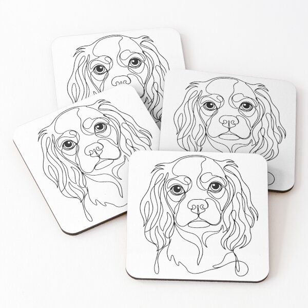 Item preview, Cocker Spaniel One Line Art – Modern & Minimalist Dog Contour Design designed and sold by Pfotenfaden.
