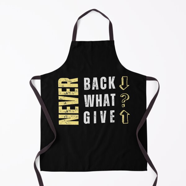 Item preview, Never Back Down – Motivational Quote Typography T-Shirt | Gym, Fitness & Streetwear Graphic Tee / Yellow designed and sold by Pick'n Quick.