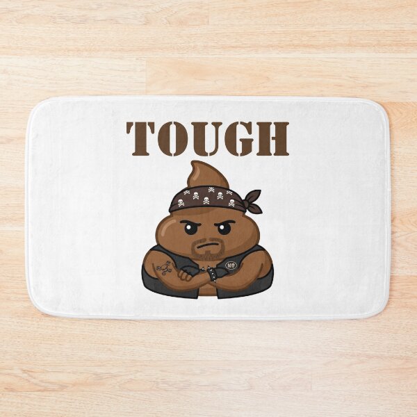 Item preview, Hilarious TOUGH SH!T Poop Emoji Rough Biker Poo Though Love Gang Banger Icon designed and sold by Space Ghettos.