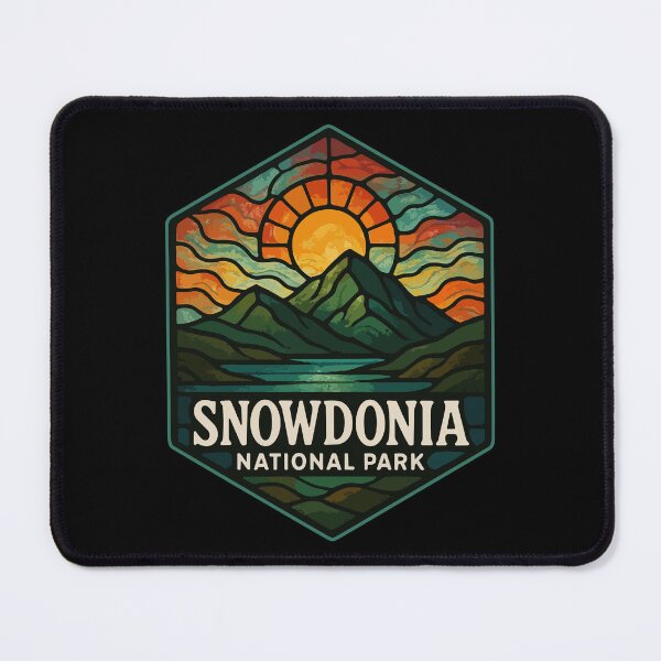 Item preview, Snowdonia National Park Wales Stained Glass designed and sold by TomFrontierArt.