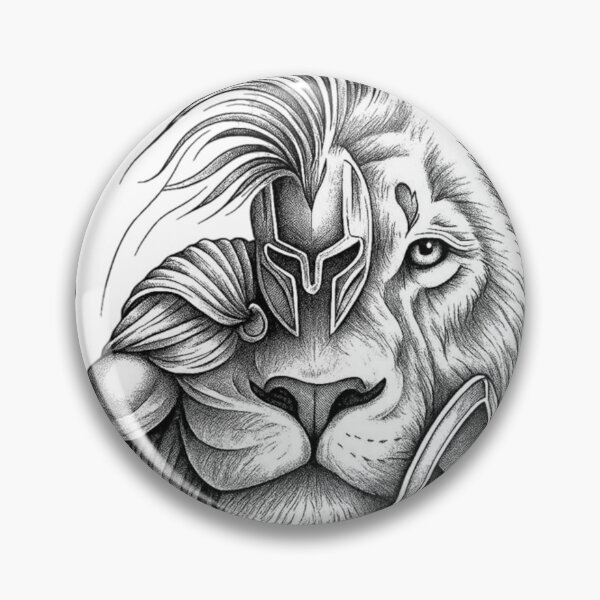 Item preview, Spartan Lion Warrior: The Spirit of Leonidas designed and sold by AetherEcho.
