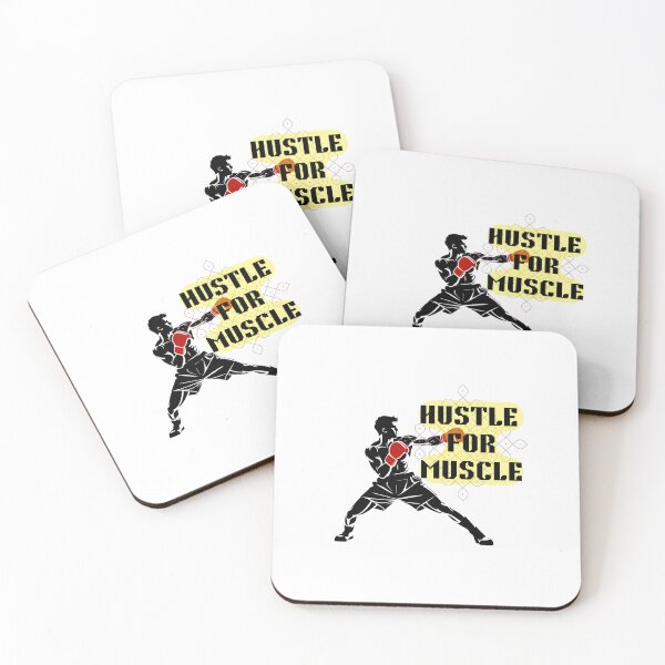 Item preview, Hustle For Muscle Boxing Design , Gym Motivation Workout Graphic ,Fighter Training Quote ,Fitness Lover Gift ,Bodybuilding inspiration designed and sold by Palette-Vibes.
