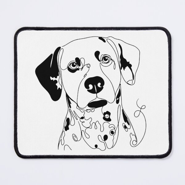Item preview, Dalmatian One Line Art – Modern & Minimalist Dog Contour Design designed and sold by Pfotenfaden.