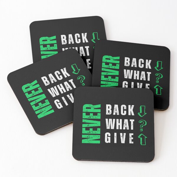 Item preview, Never Back Down – Motivational Quote Typography T-Shirt | Gym, Fitness & Streetwear Graphic Tee / green designed and sold by Pick'n Quick.