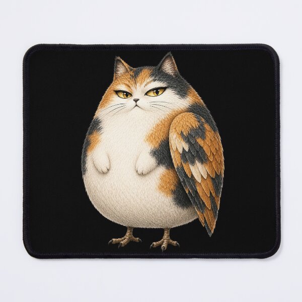Item preview, Calico Owl Cat Fantasy Creature designed and sold by MoonfurStudio.