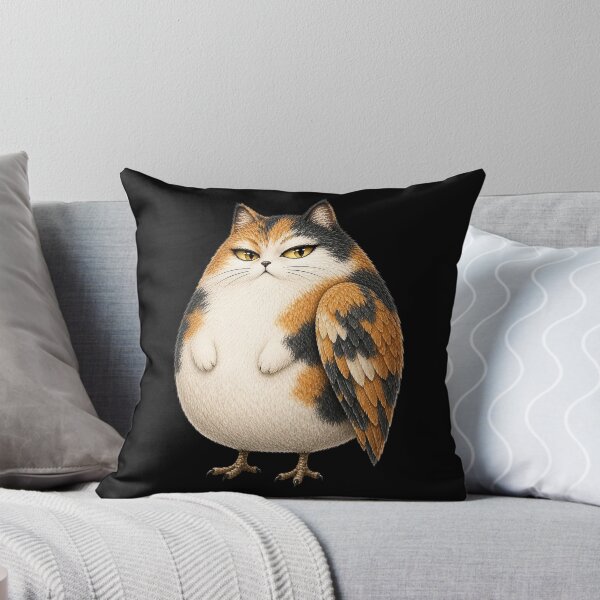 Item preview, Calico Owl Cat Fantasy Creature designed and sold by MoonfurStudio.