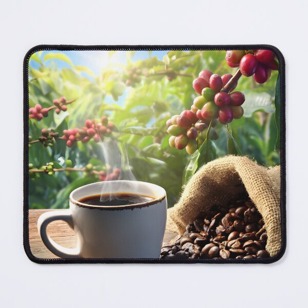 Item preview, Fresh Coffee Cup Surrounded by Coffee Beans designed and sold by Artessie.