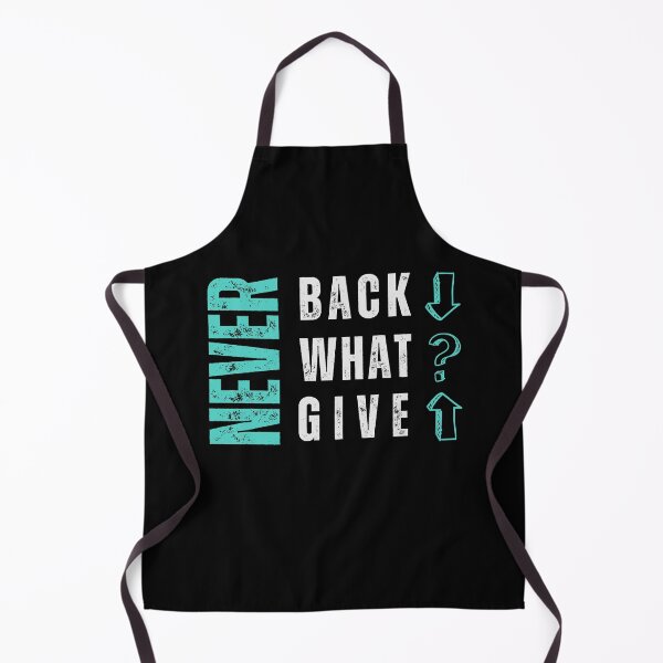 Item preview, Never Back Down – Motivational Quote Typography T-Shirt | Gym, Fitness & Streetwear Graphic Tee / Turquoise designed and sold by Pick'n Quick.