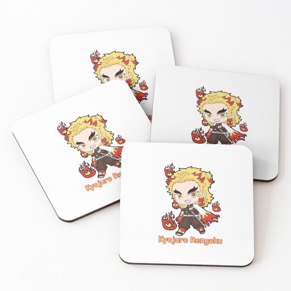 Item preview, Smiling Rengoku Flame Hashira Chibi designed and sold by The-Lone-Rodent.