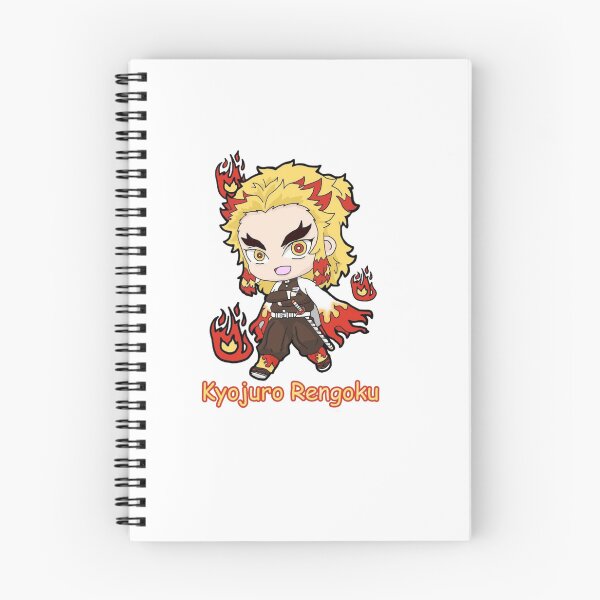 Item preview, Smiling Rengoku Flame Hashira Chibi designed and sold by The-Lone-Rodent.