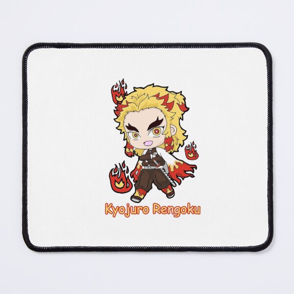 Item preview, Smiling Rengoku Flame Hashira Chibi designed and sold by The-Lone-Rodent.