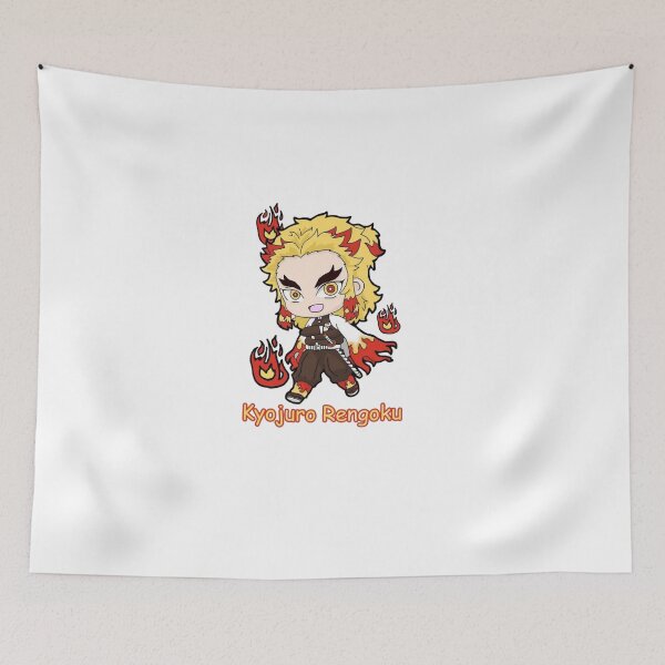 Item preview, Smiling Rengoku Flame Hashira Chibi designed and sold by The-Lone-Rodent.