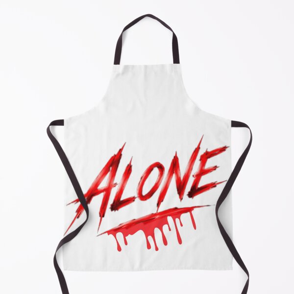 Item preview, Red Grunge Alone Text with Drip Effect designed and sold by NovaInfinityStudio.