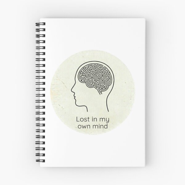 Item preview, Labyrinth Mind Lost In My Own Mind Maze Art designed and sold by Elviqus Shop.