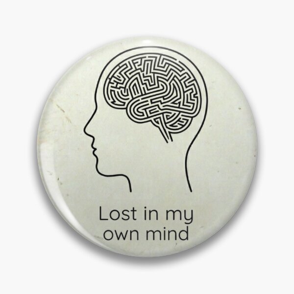 Item preview, Labyrinth Mind Lost In My Own Mind Maze Art designed and sold by Elviqus Shop.