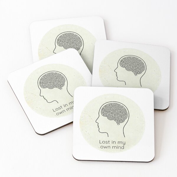 Item preview, Labyrinth Mind Lost In My Own Mind Maze Art designed and sold by Elviqus Shop.