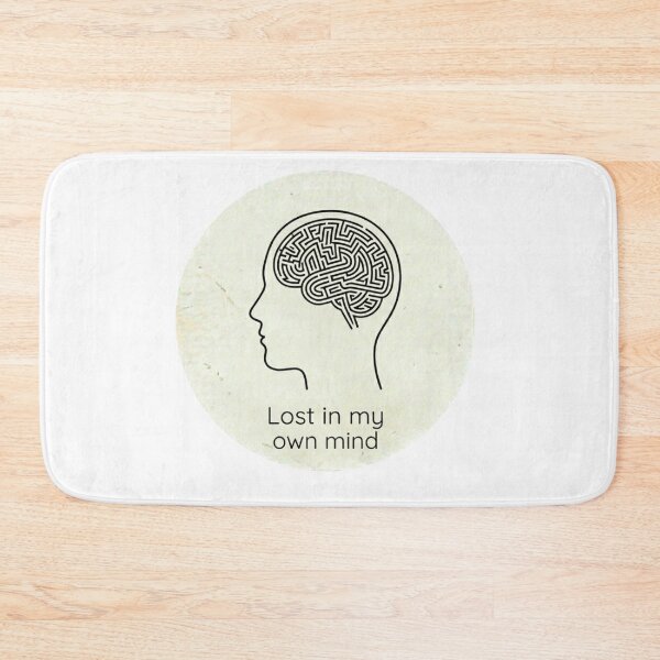 Item preview, Labyrinth Mind Lost In My Own Mind Maze Art designed and sold by Elviqus Shop.