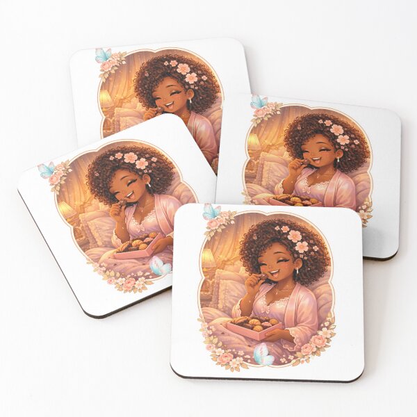 Item preview, Sunday Calories Don’t Count – Cute Cozy Aesthetic Chocolate Lover Self Care Soft Girl Sticker & T-Shirt designed and sold by PrincSaraStudio.