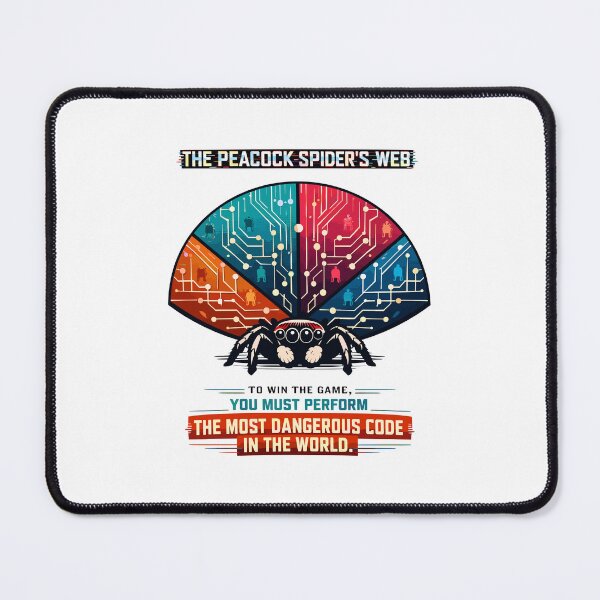 Item preview, Peacock Spider Digital Web Code Performance designed and sold by WildlifeInc.