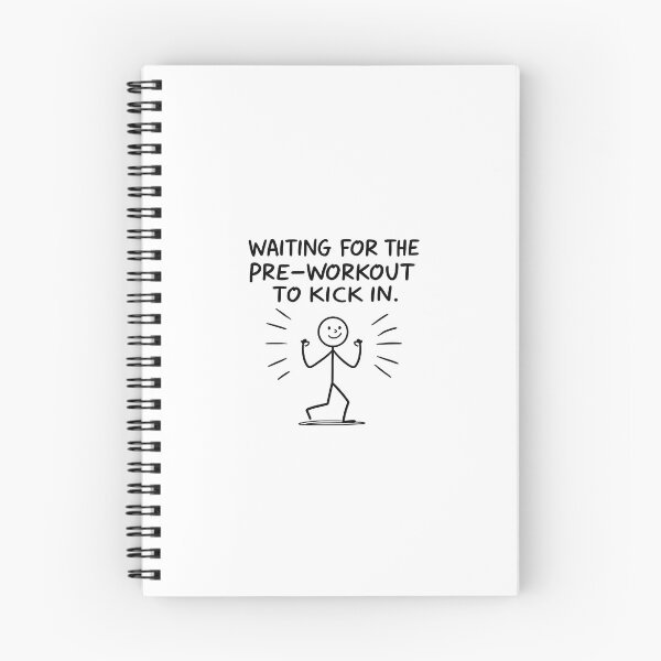 Item preview, Waiting For Pre-Workout To Kick In - Funny Gym Shirt Design designed and sold by Mouad-Doadi.