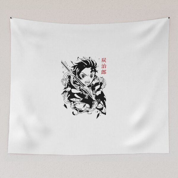 Item preview, Tanjiro Kamado Ink Style Action Art designed and sold by The-Lone-Rodent.
