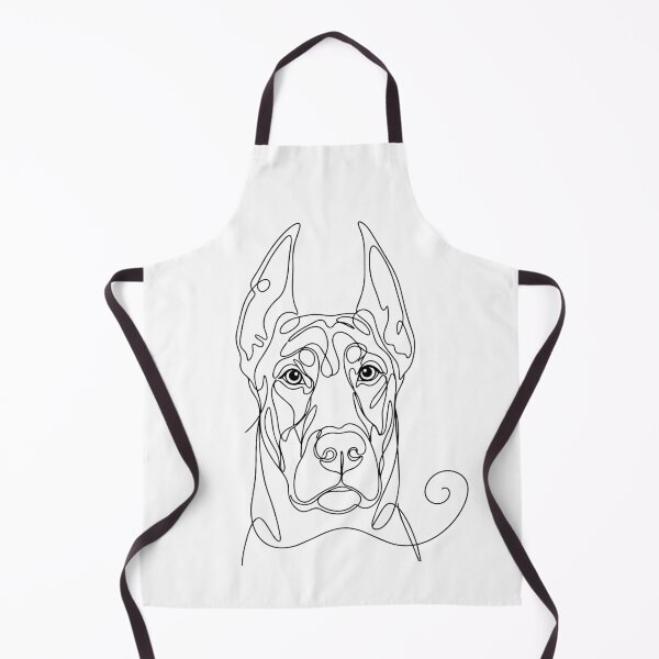 Item preview, Dobermann One Line Art – Modern & Minimalist Dog Contour Design designed and sold by Pfotenfaden.