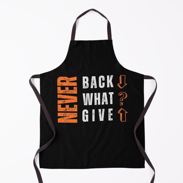 Item preview, Never Back Down – Motivational Quote Typography T-Shirt | Gym, Fitness & Streetwear Graphic Tee /Orange designed and sold by Pick'n Quick.