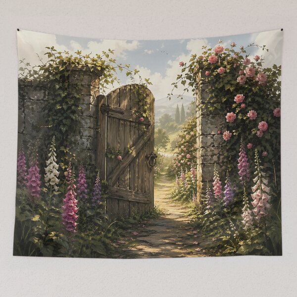 Item preview, The Garden Gate - Cottagecore Aesthetic  designed and sold by bapupa.