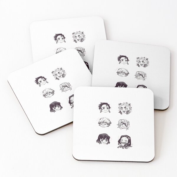 Item preview, Hashira & Trio Headshot Sticker Pack designed and sold by The-Lone-Rodent.