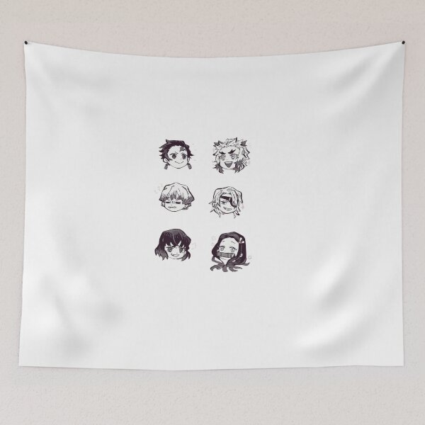 Item preview, Hashira & Trio Headshot Sticker Pack designed and sold by The-Lone-Rodent.