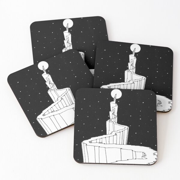 Item preview, Stairway to the Moon - Surreal Art designed and sold by JhonMaverick.