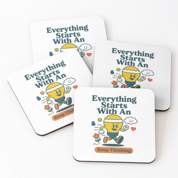 Item preview, Everything Starts Idea Retro Mascot designed and sold by HBDStudio.