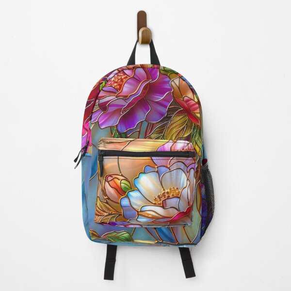 Item preview, Floral Bouquet in Vase – Stained Glass Floral Art designed and sold by MargaretWiktor.