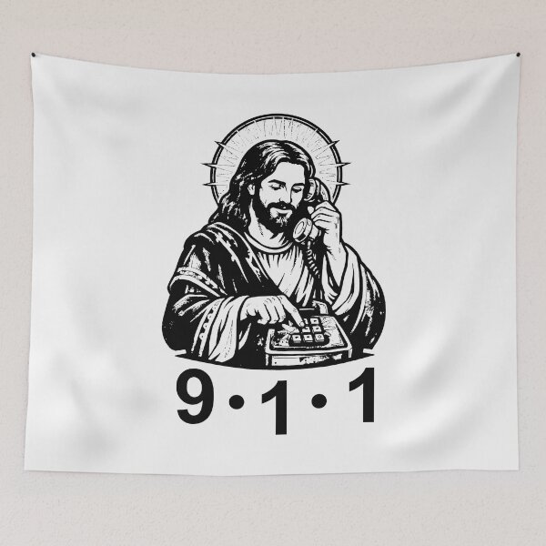 Item preview, Spiritual Emergency Line; 911; designed and sold by StickerApe.