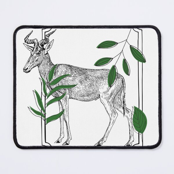 Item preview, Vintage Hartebeest Antelope - Botanical Art designed and sold by Kanniax.