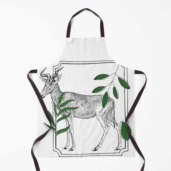 Item preview, Vintage Hartebeest Antelope - Botanical Art designed and sold by Kanniax.