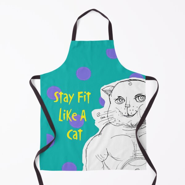 Item preview, Stay Fit like A CAT! - Muscular Tomcat (Drawing by ACCI) designed and sold by VanyssaGraphics.