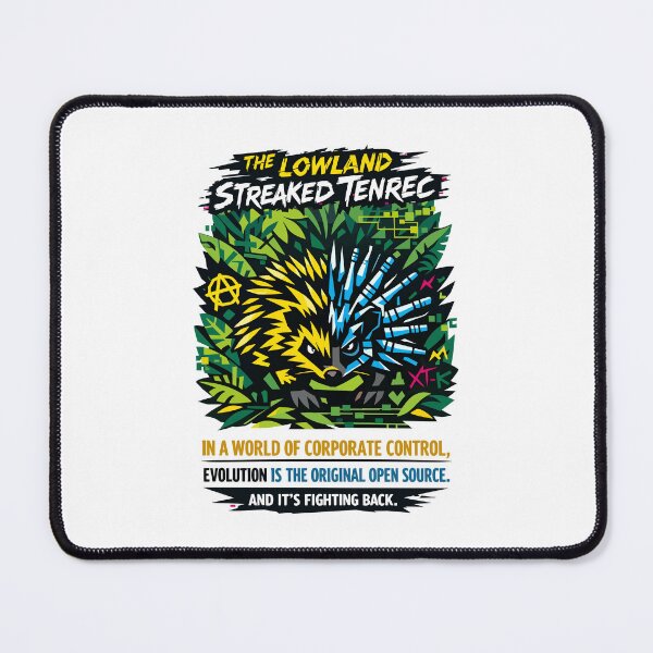 Item preview, Lowland Tenrec Cyber Evolution Rebellion designed and sold by WildlifeInc.