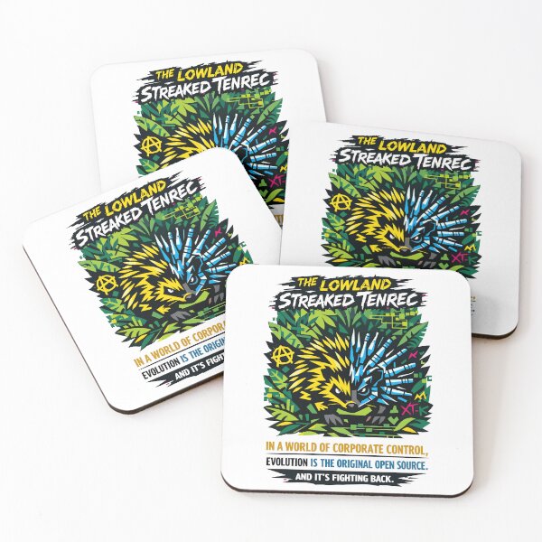 Item preview, Lowland Tenrec Cyber Evolution Rebellion designed and sold by WildlifeInc.