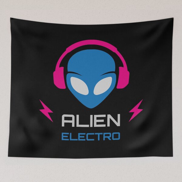 Item preview, Alien Electro Rave DJ Neon Design designed and sold by ElectroSphere46.